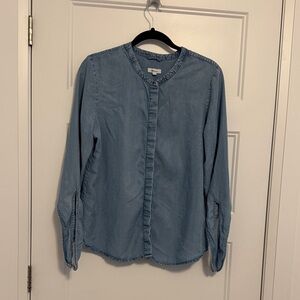 Reitmans Light Blue Denim Shirt